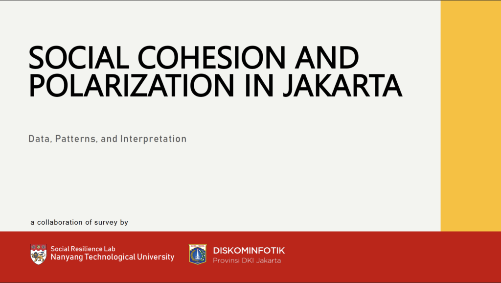 Rilis Survei Kohesi Sosial; Mengukur Polarisasi dan Kohesi Sosial di Jakarta
